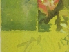 Giorgio Zucchini - Frammenti di un giadino 2000 - gouache su tela - cm 25 15